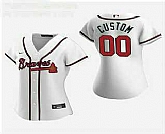 Women Customized Atlanta Braves 2020 White Home Nike Jersey